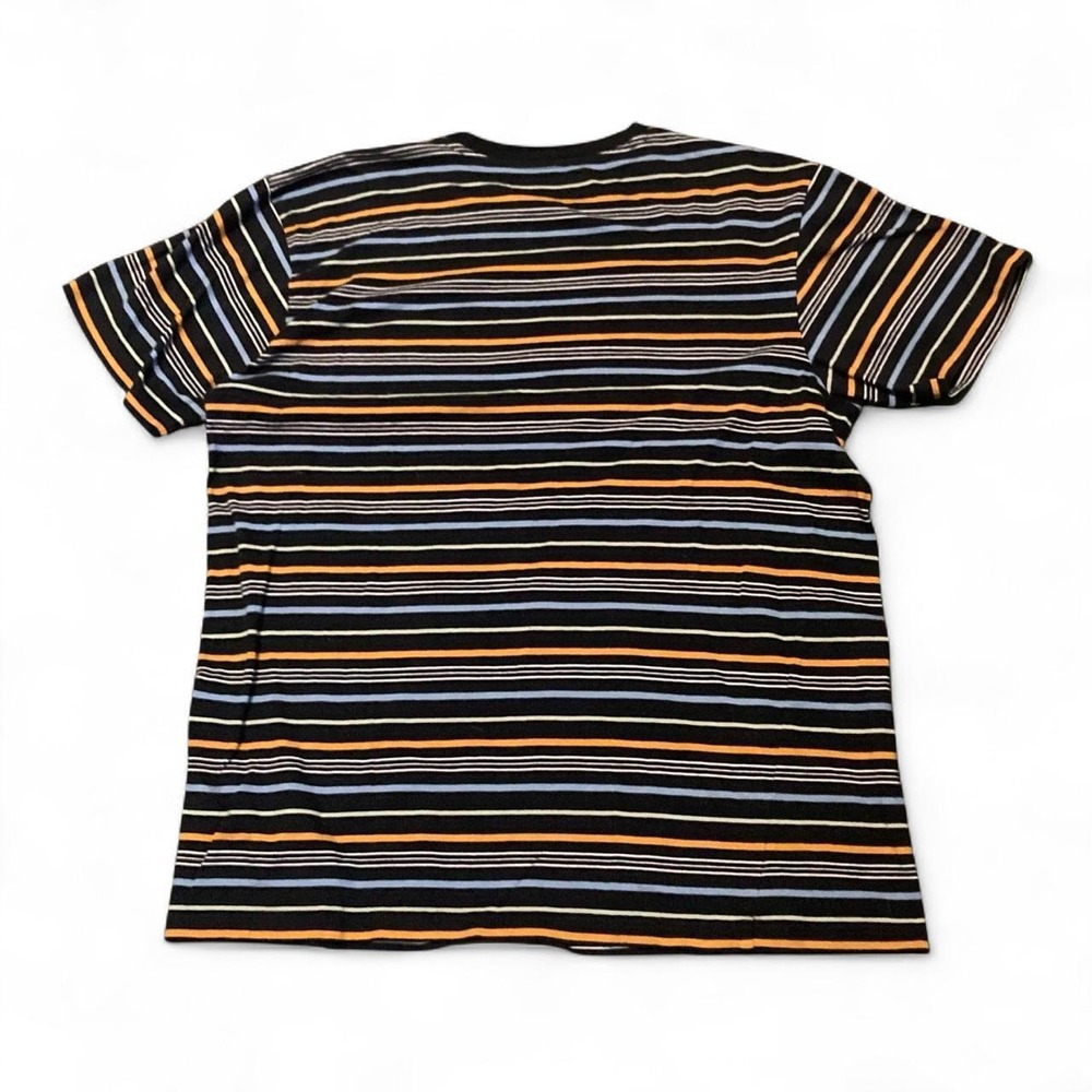 …Lost skateboards striped crewneck tee basic embroidered M/20.5 - Picture 6 of 8